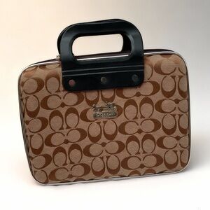 Undefined Brand Brown and Tan Zippered IPad case